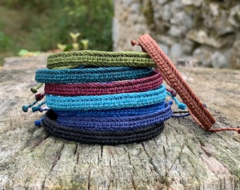 Minimalist Men's Bracelet, Friendship Bracelet, Jewelry Bracelet, Gift Bracelet, Adjustable Bracelet, Braided Bracelet