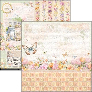 Ciao Bella Flower Shop  12x12 Pattern Pad