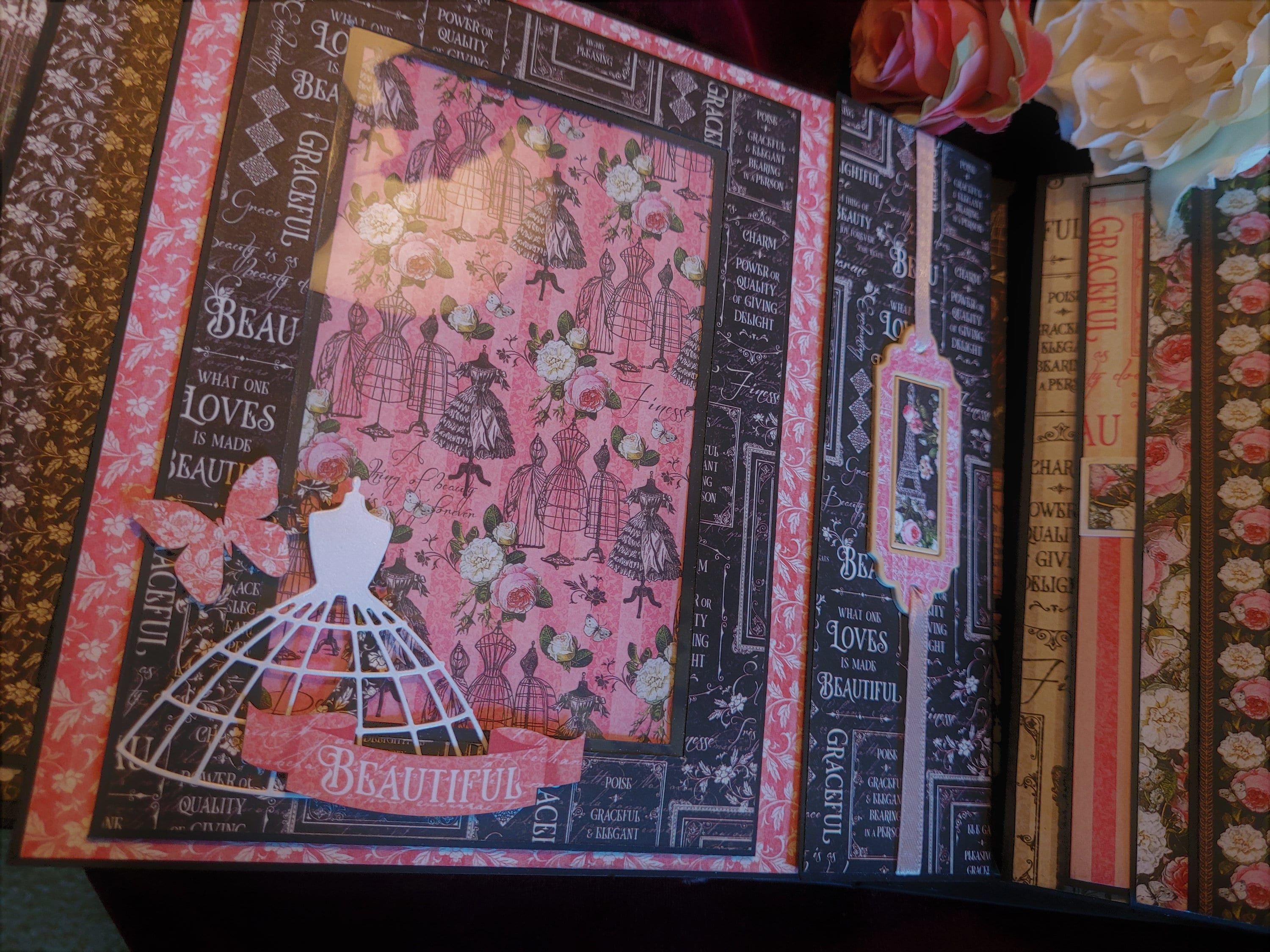 Graphic 45 Elegance Mini Album Tutorial Etsy