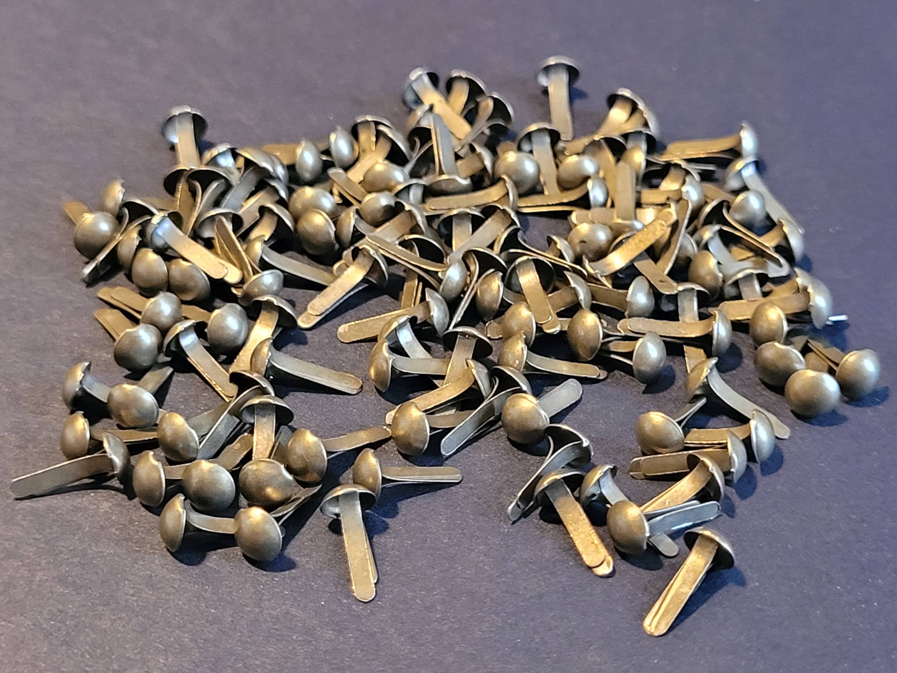8 mm Bronze Brads Paper Fasteners Etsy Nederland