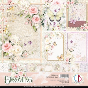 Ciao Bella Blooming 12x12 Paper Pad