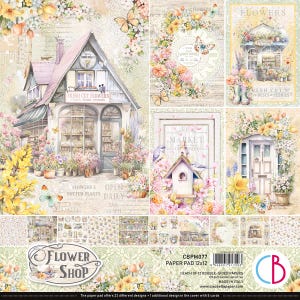Ciao Bella Flower Shop  12x12 Paper Pad