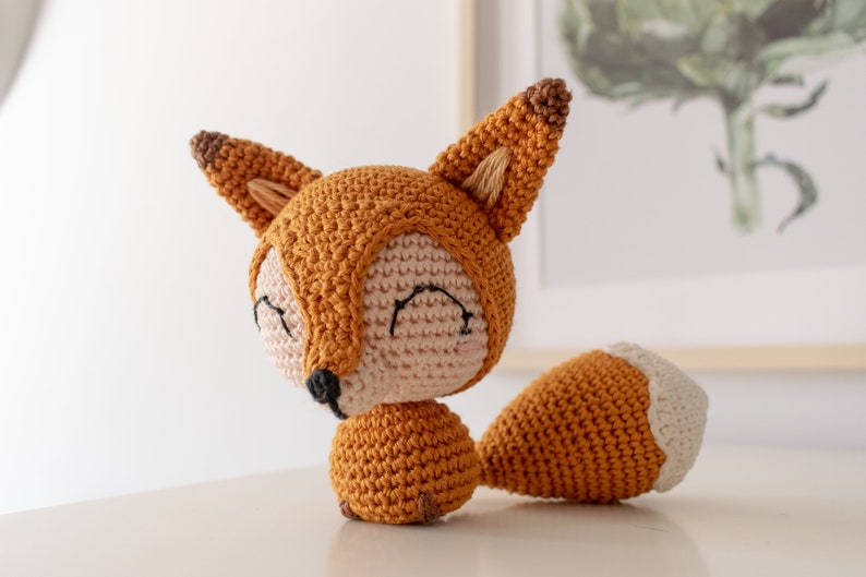 Cotton Tail the Chibi Fox Crochet Pattern Amigurumi Pattern image 1