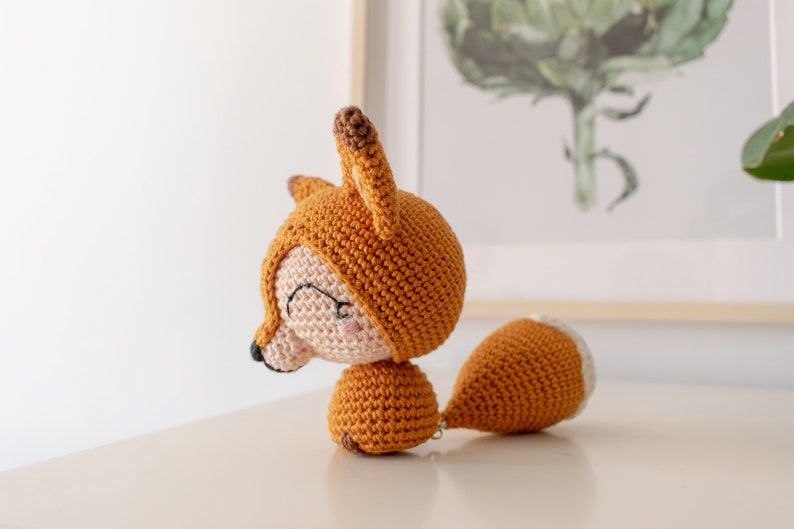 Cotton Tail the Chibi Fox Crochet Pattern Amigurumi Pattern image 6