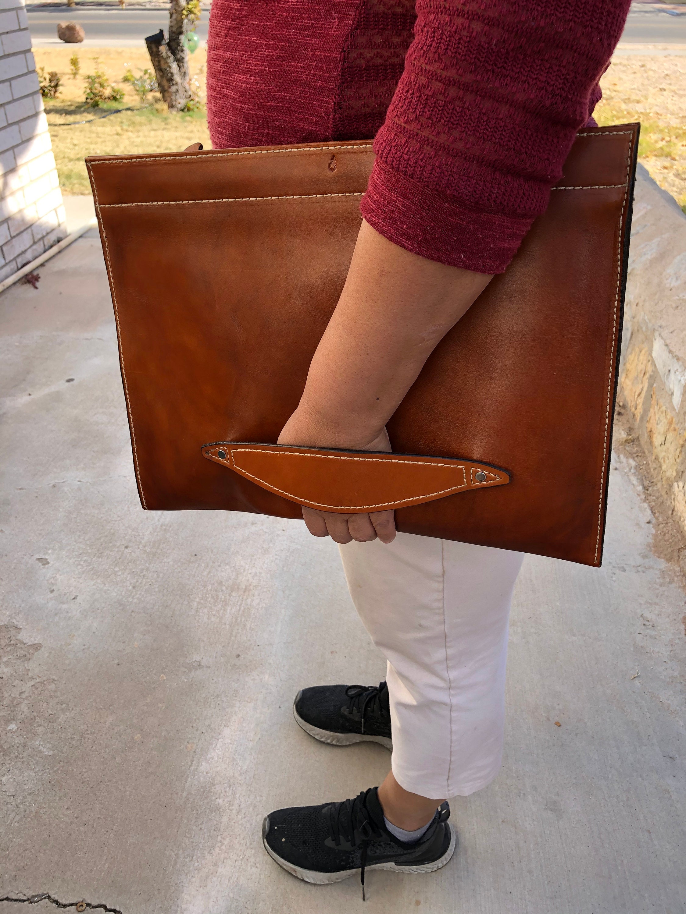 Handmade Wickett and craig leather Macbook pro satchel/sleeve Etsy