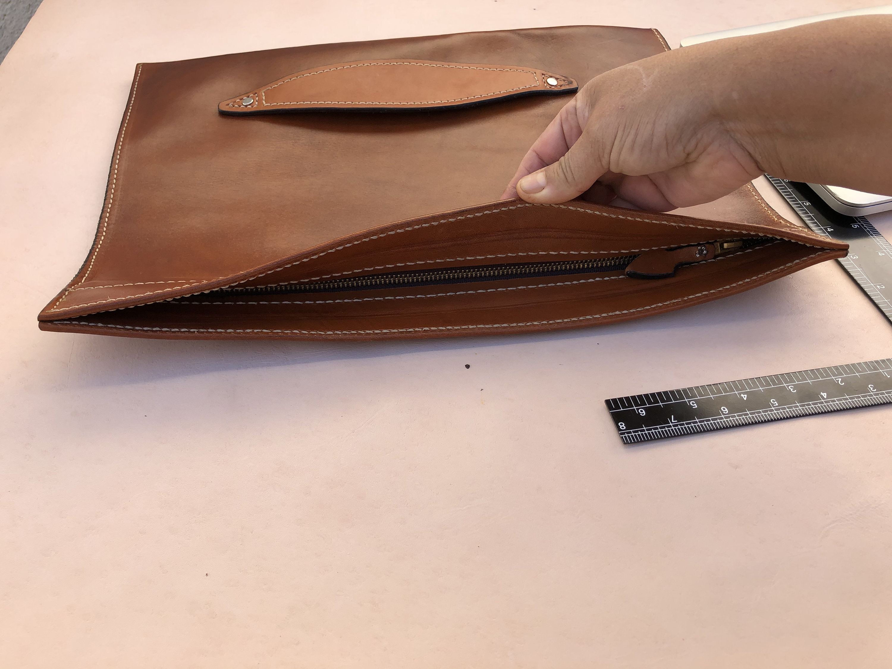 Handmade Wickett and craig leather Macbook pro satchel/sleeve Etsy