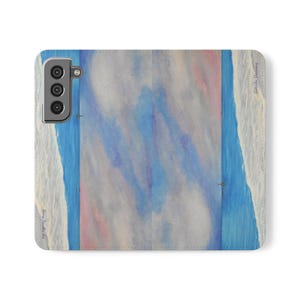 Cottesloe Dreaming - FUNDA PARA TELÉFONO CON CARTERA para Samsung y iPhone - por Kerry Sandhu Art