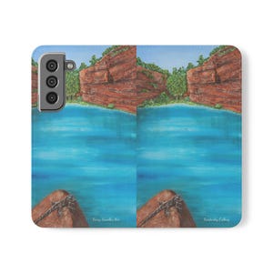Kimberley Calling - HANDYTASCHE GELDBÖRSE für Samsung & iPhones - von Kerry Sandhu Art