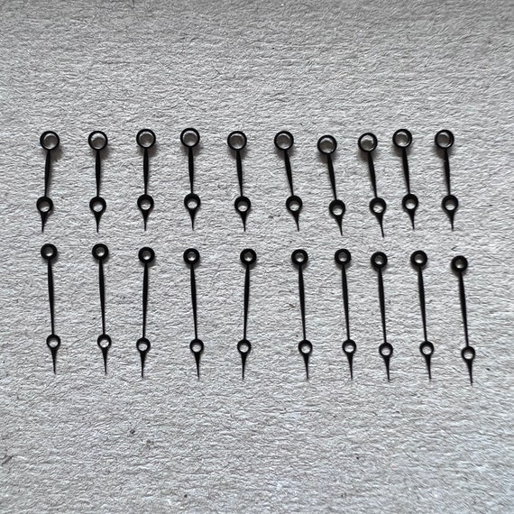 10 Pairs of Black Hands Watch Hands Watch Parts Made in Etsy