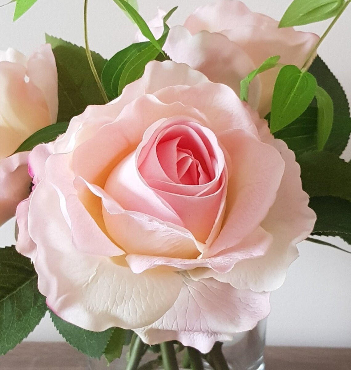 Real Touch Roses Real Touch Floral ArrangementCream Roses in Etsy