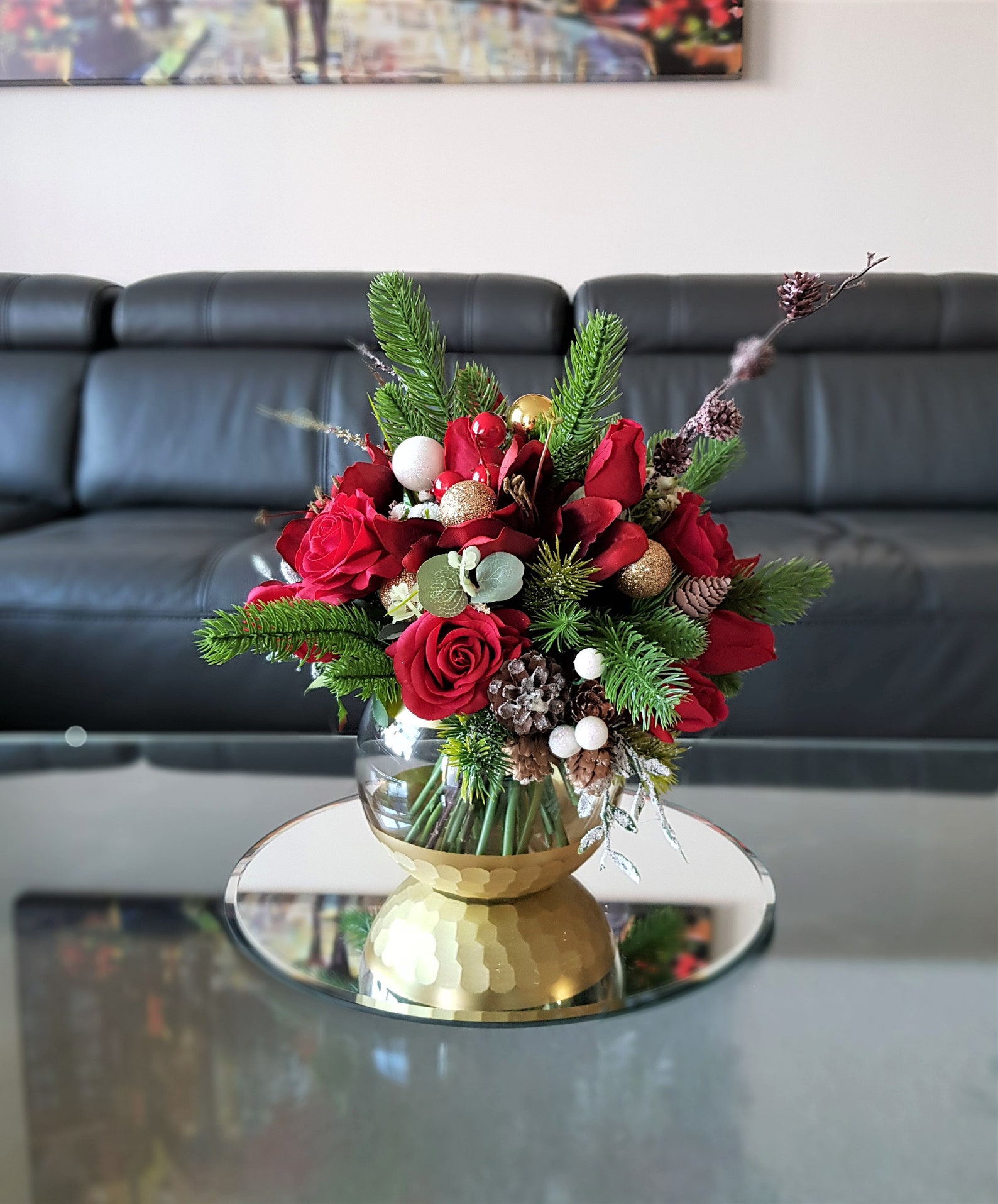 Christmas Decor Christmas Gift Christmas Arrangement - Etsy UK