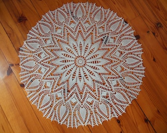 Napperon crochet rond "Tabatha"