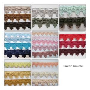 Galon bouclé