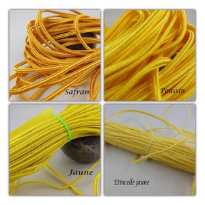 Soutache princesse 3 mm jaune irise