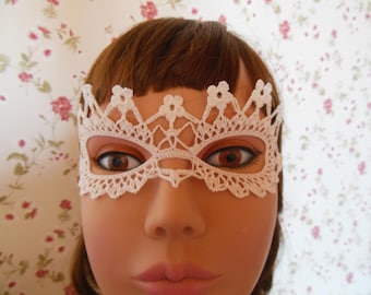 Crocheted Venetian mask