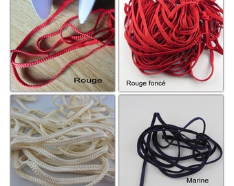 Rayon braided lace