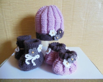 Chaussettes De Bebe En Tricot Etsy France