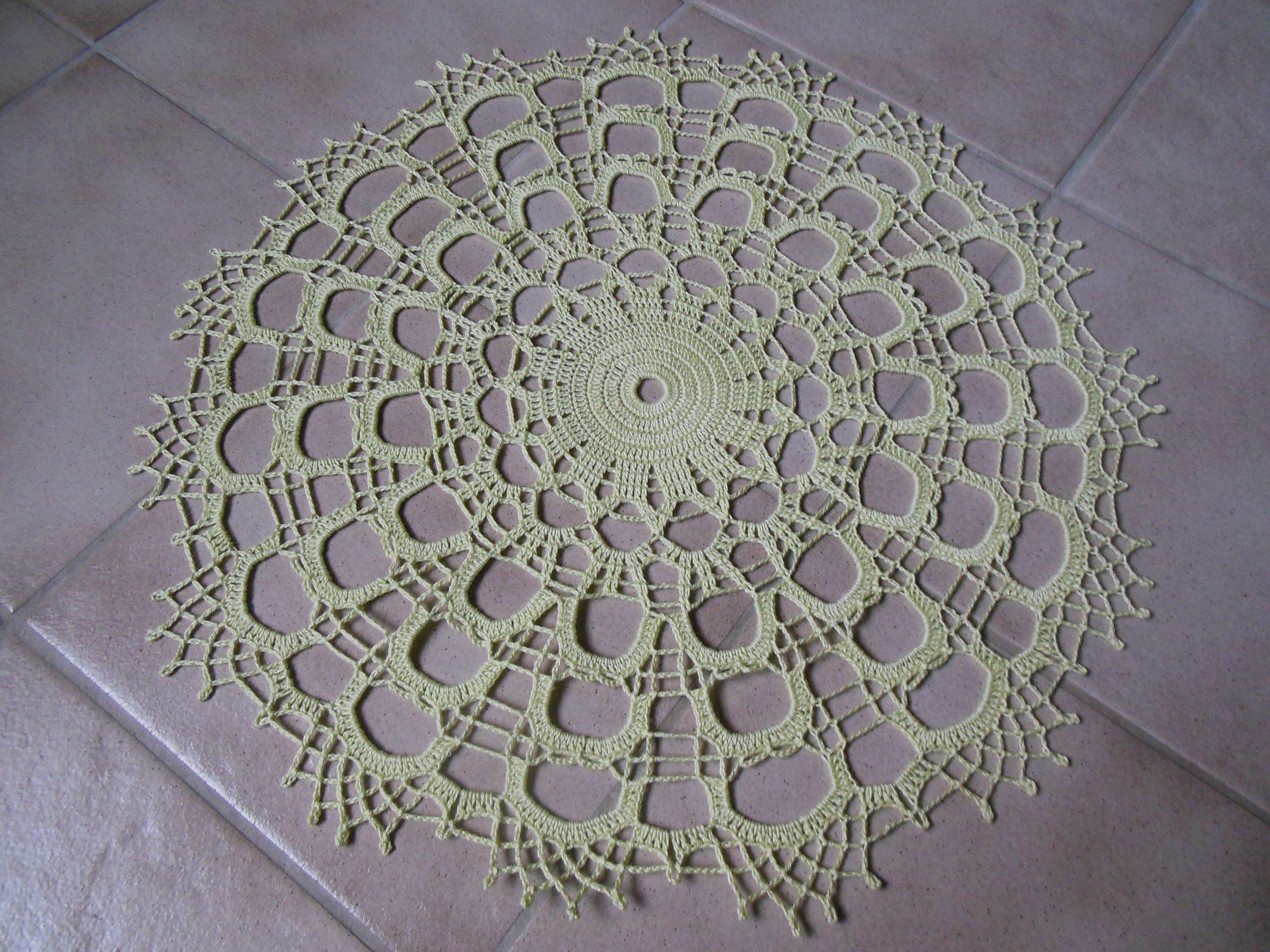 Napperon Crochet Rond Cameline