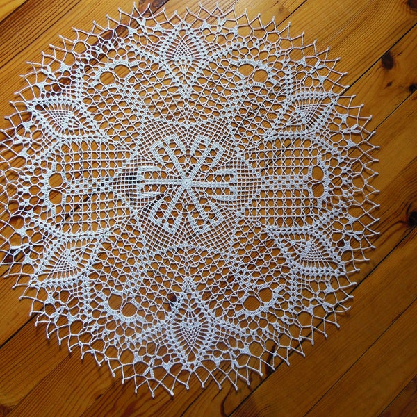 Napperon crochet rond "Mélisandre"