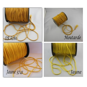Cordino intrecciato Soutache 2,5 o 3 mm