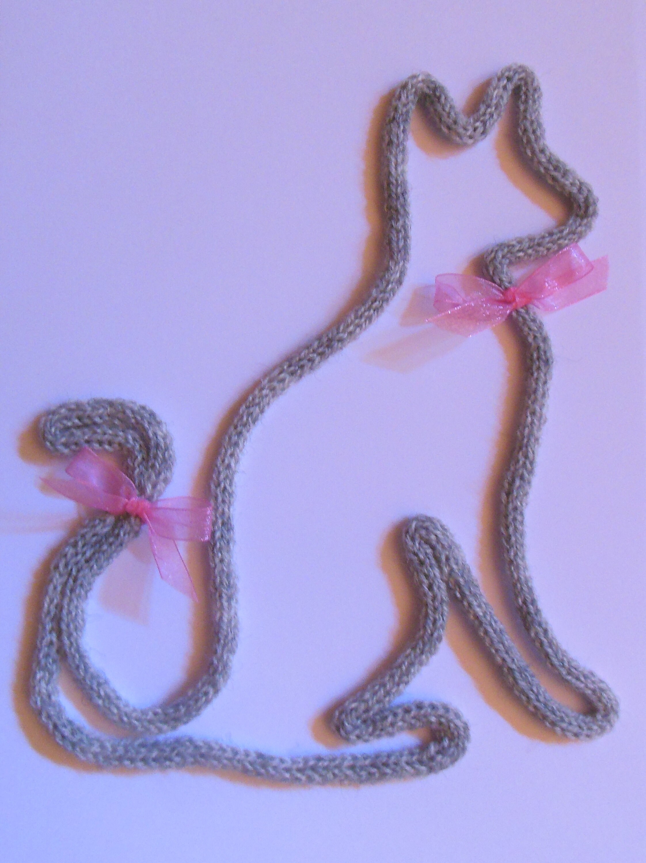 Prénom, Motif ou Mot en Tricotin