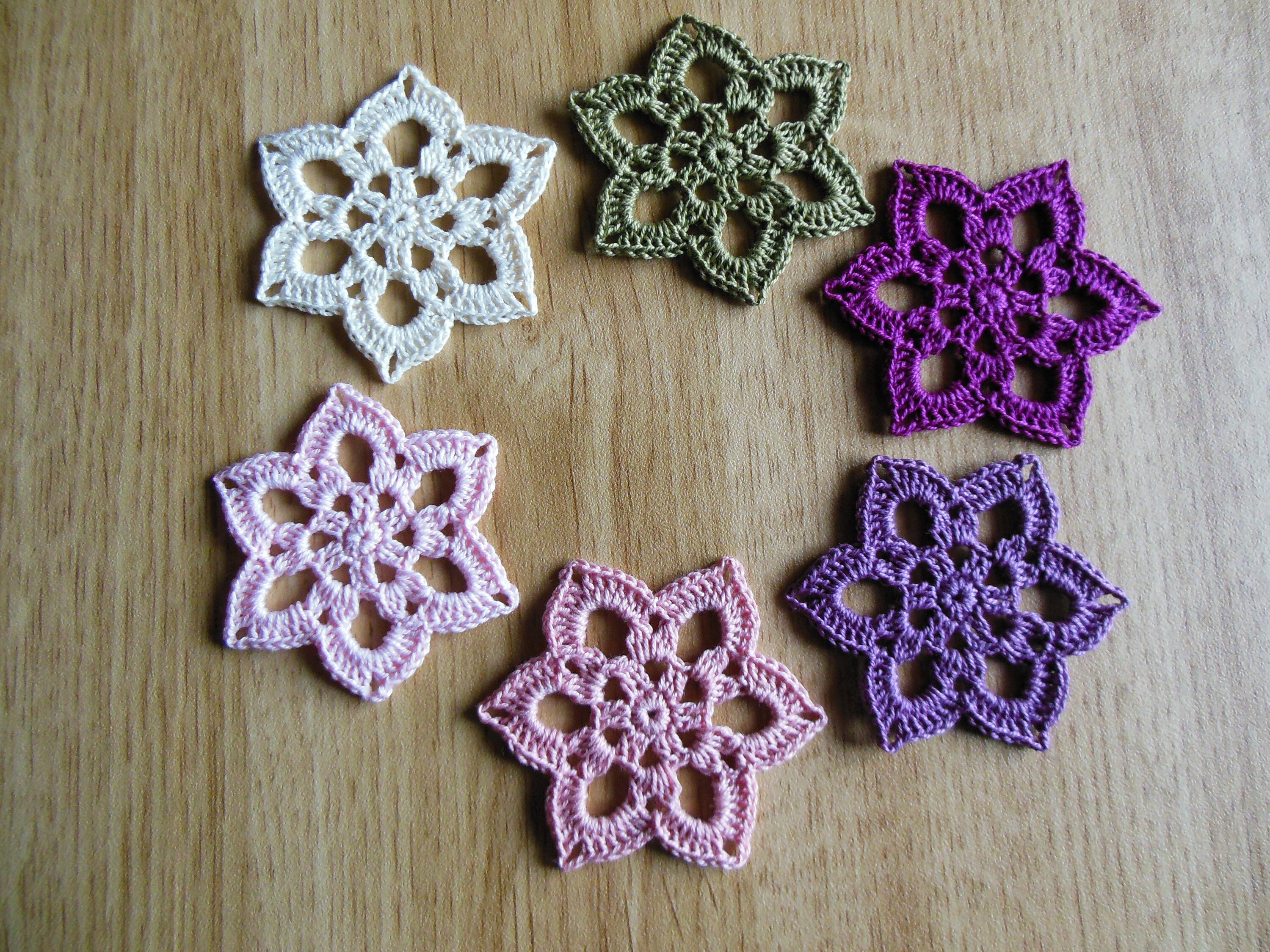 Lot Mini Napperons Crochet Florentine