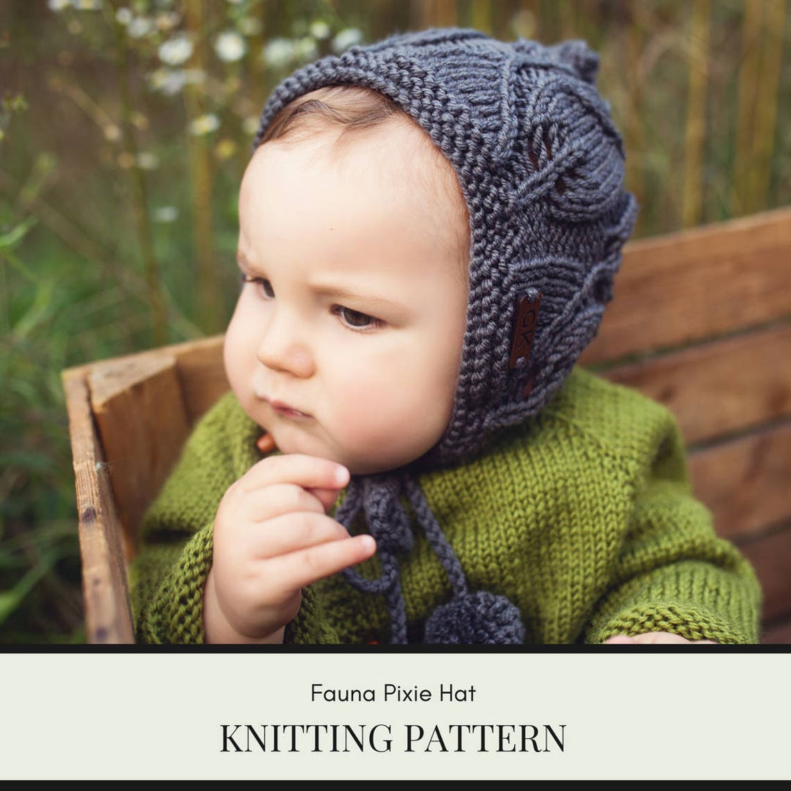 Pattern Knit Baby Hat Knit Hat Pattern Knit Baby Etsy