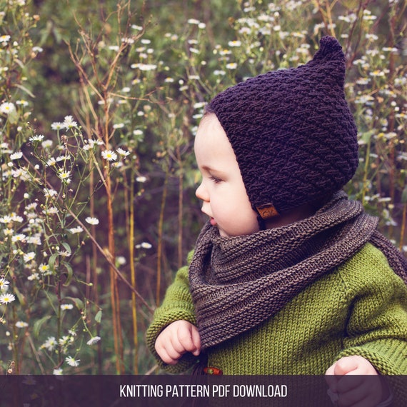 BABY KNIT Hat PATTERN Pdf Knit 
