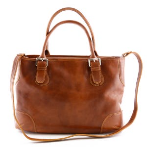 Genuine Leather Shoulder Bag - Etsy
