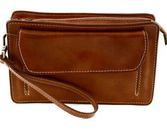 Genuine Leather Man Clutch