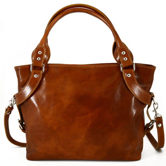 Genuine Leather Shoulder Bag - Etsy