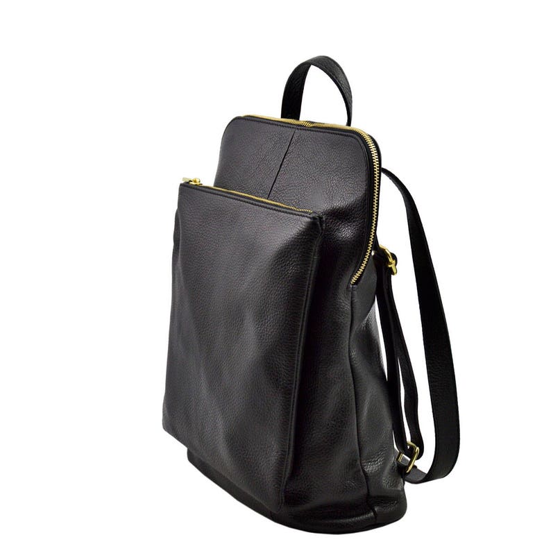 Genuine Leather Backpack and Shoulder Bag Etsy