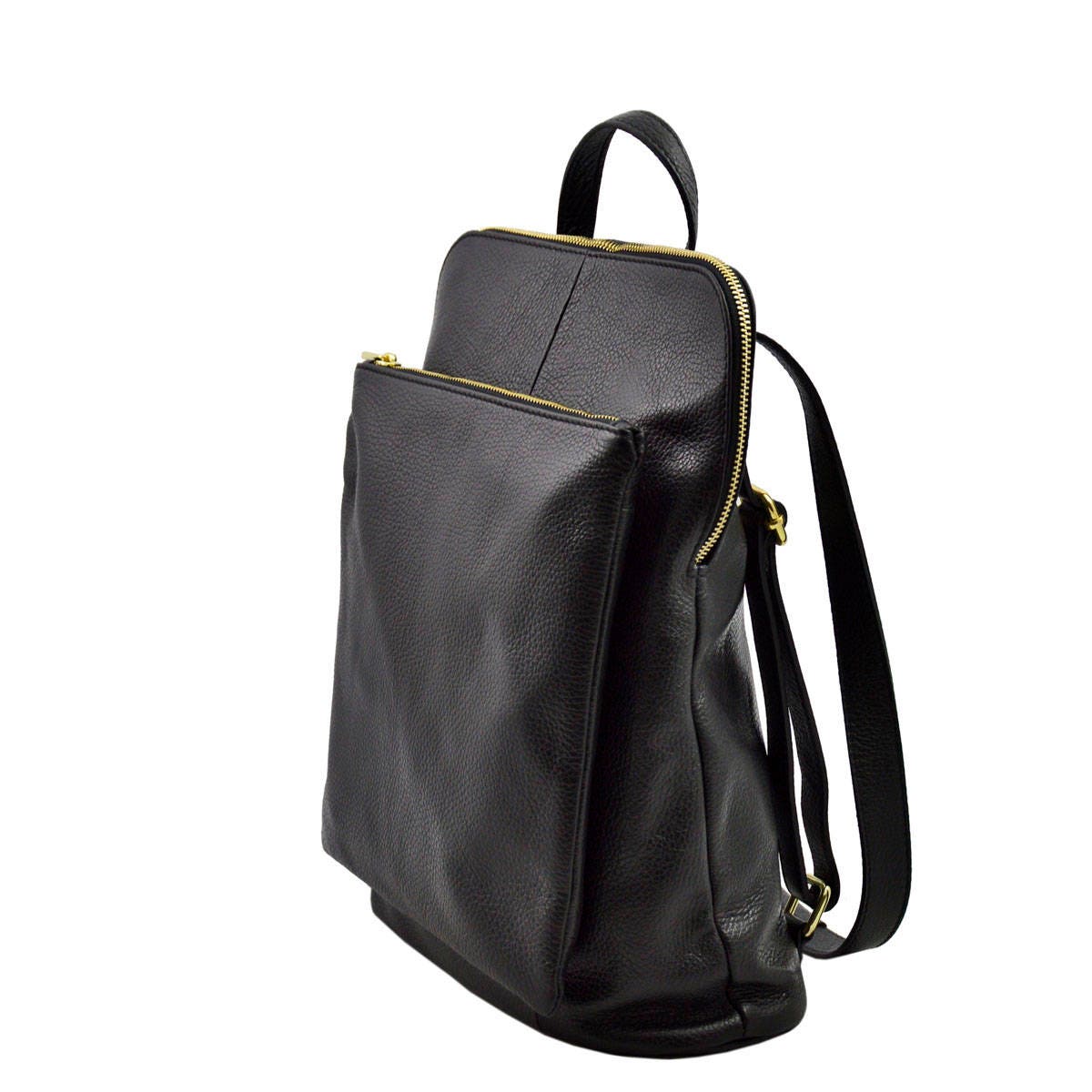Genuine Leather Backpack and Shoulder image