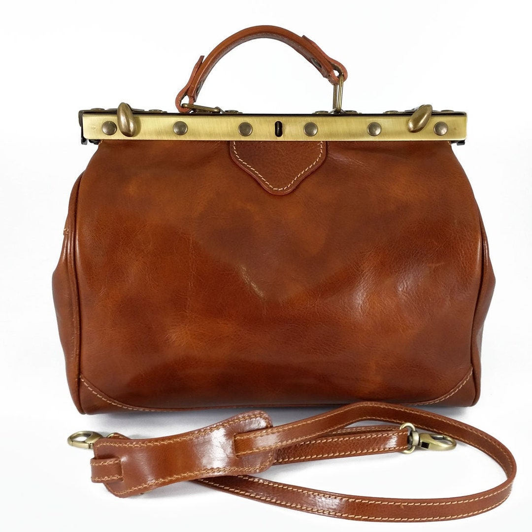 Genuine Leather Bag for Doctor - Etsy