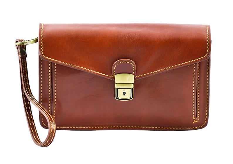 Genuine Leather Man Clutch image 1