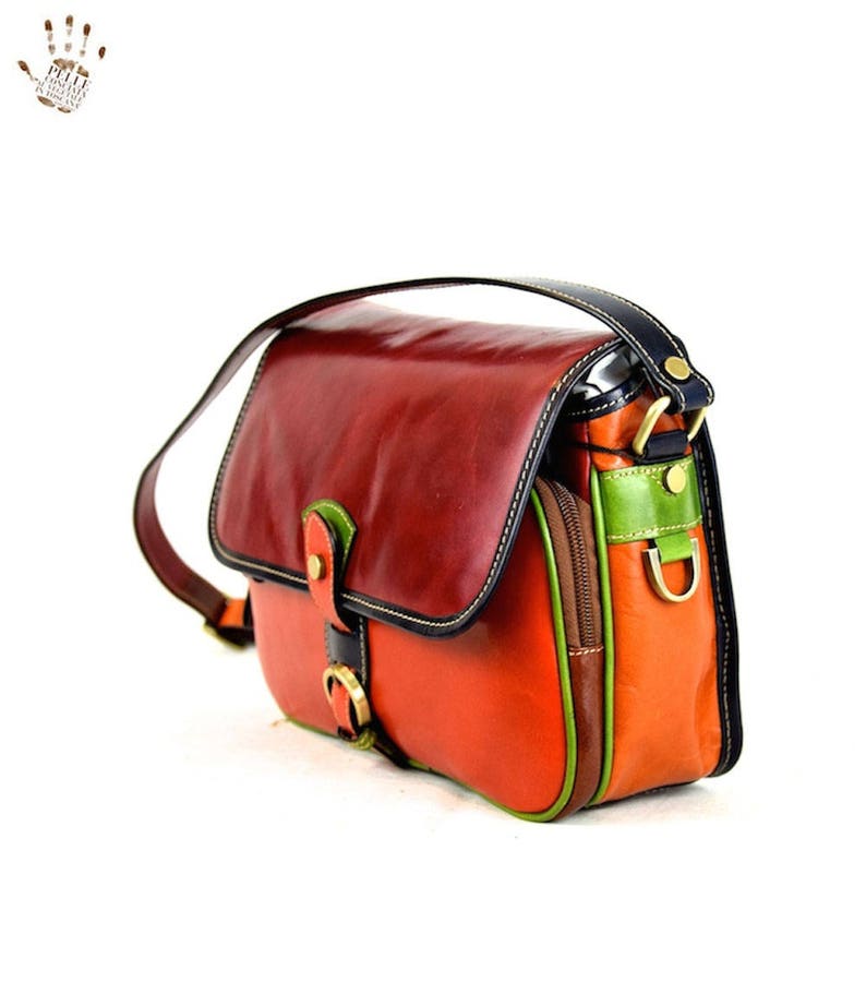 Woman Leather Shoulder Bag Etsy