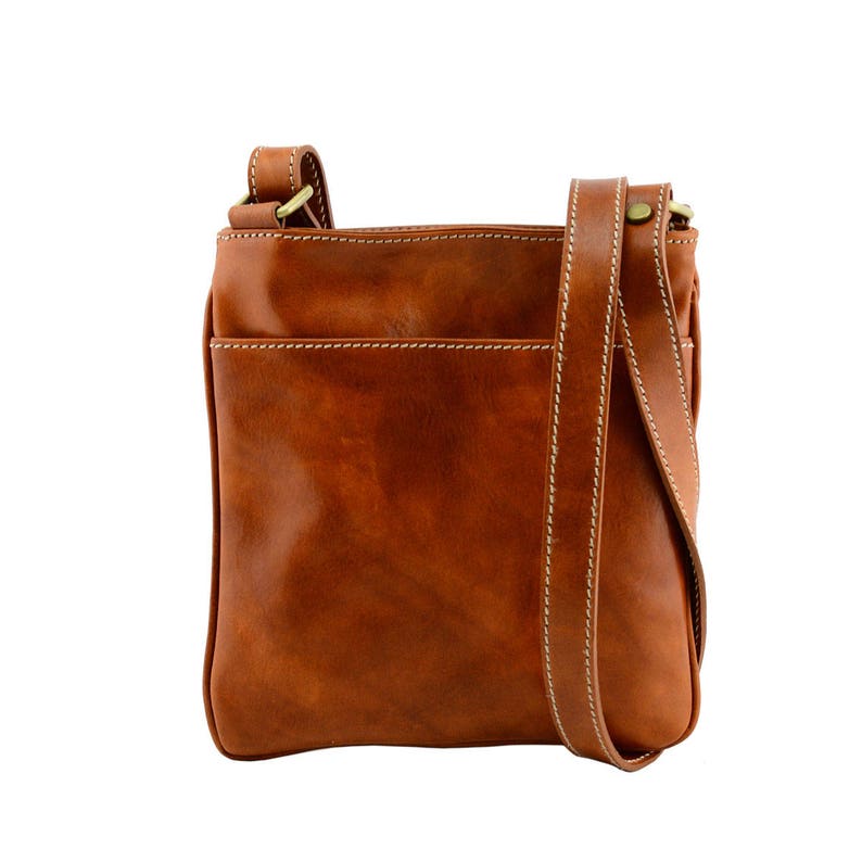 Genuine Leather Crossbody Bag Etsy