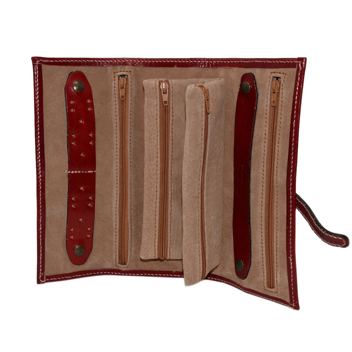 Genuine Leather Travel Jewellery Case Etsy UK