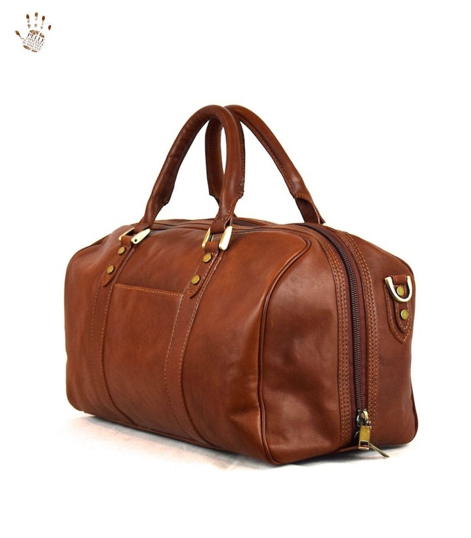 Genuine Leather Travel Bag Etsy