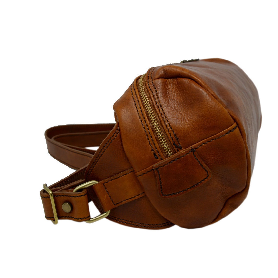 Unisex Leather Crossbody Bum Bag Etsy