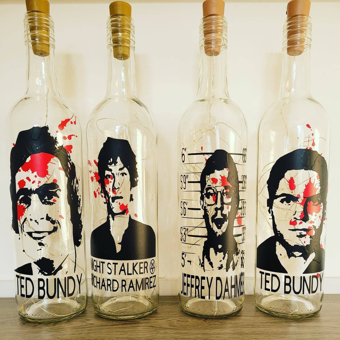 Serial Killer Bottles, Ted Bundy, Jeffery Dahmer, Richard Ramirez 22