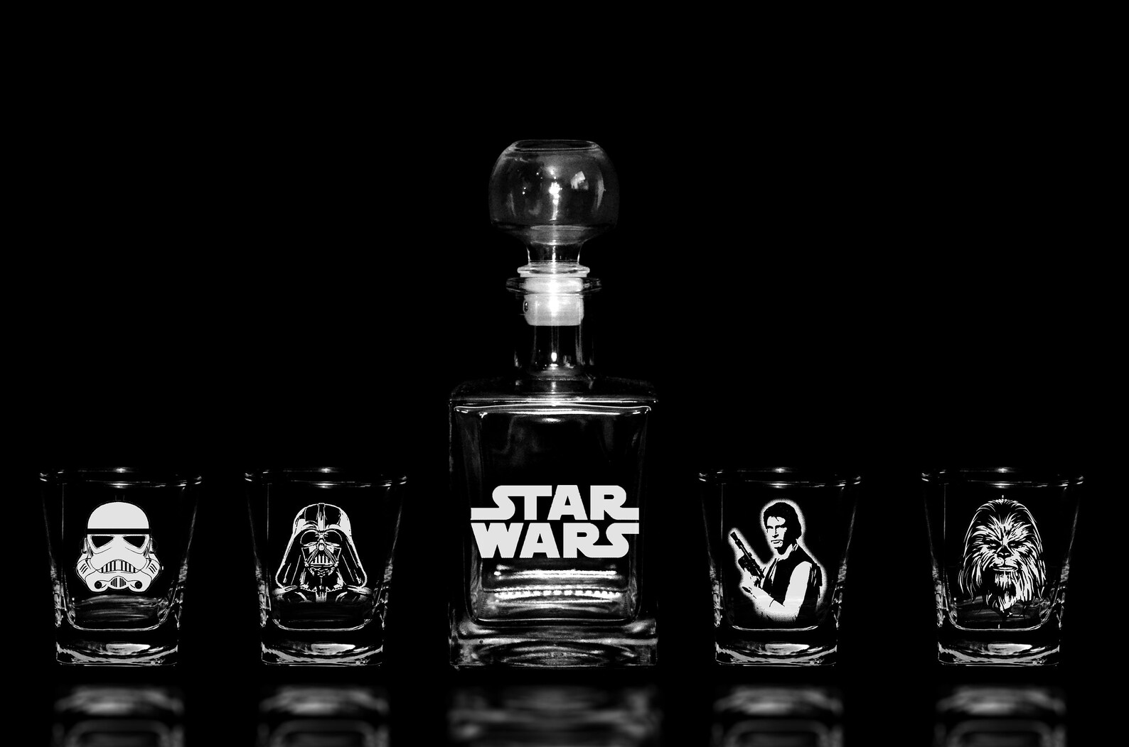 star wars glass cups
