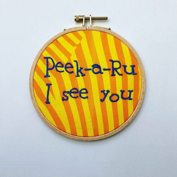 Peek A Ru I See You Embroidery Hoop Art Rupaul S Drag Race Embroidery Rupaul Embroidery Untucked Lgbtq Pride Drag Queen