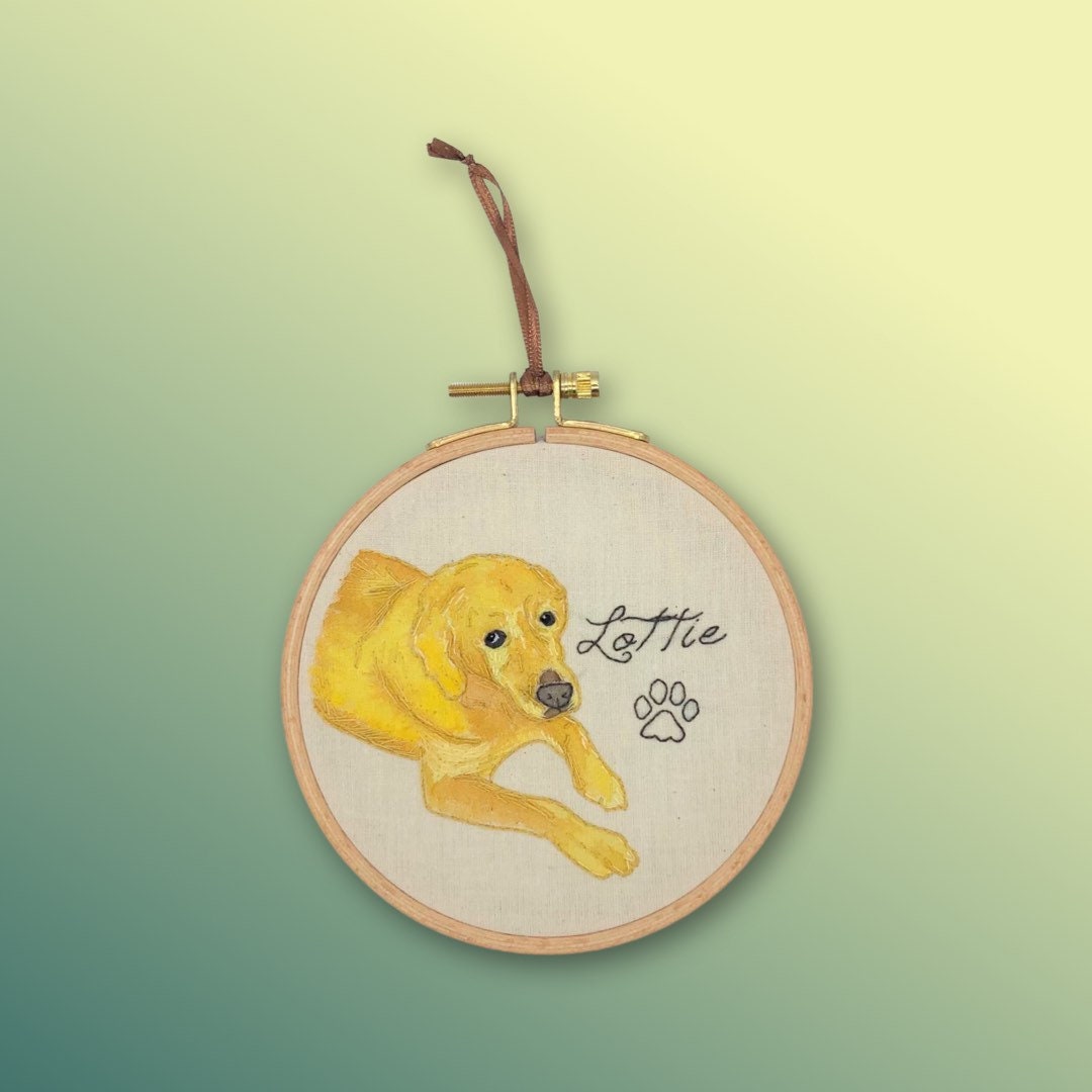 Pet Loss Embroidery - Etsy