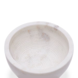 Heat Retaining Marble Shaving Bowl Hand Crafted from 100% Natural Marble image 4
