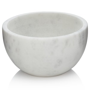 Heat Retaining Marble Shaving Bowl Hand Crafted from 100% Natural Marble image 1