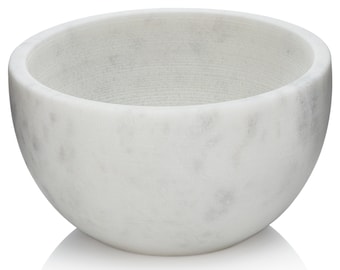 Heat Retaining Marble Shaving Bowl Hand Crafted from 100% Natural Marble