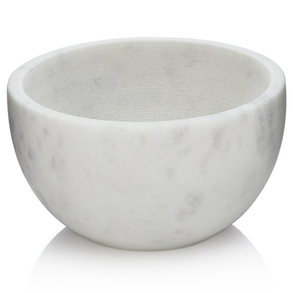 Heat Retaining Marble Shaving Bowl Hand Crafted from 100% Natural Marble