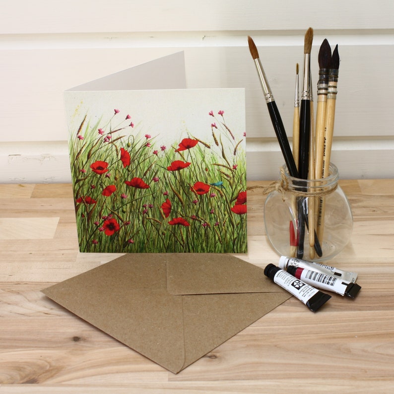 Floral collection of blank greetings cards from original Etsy