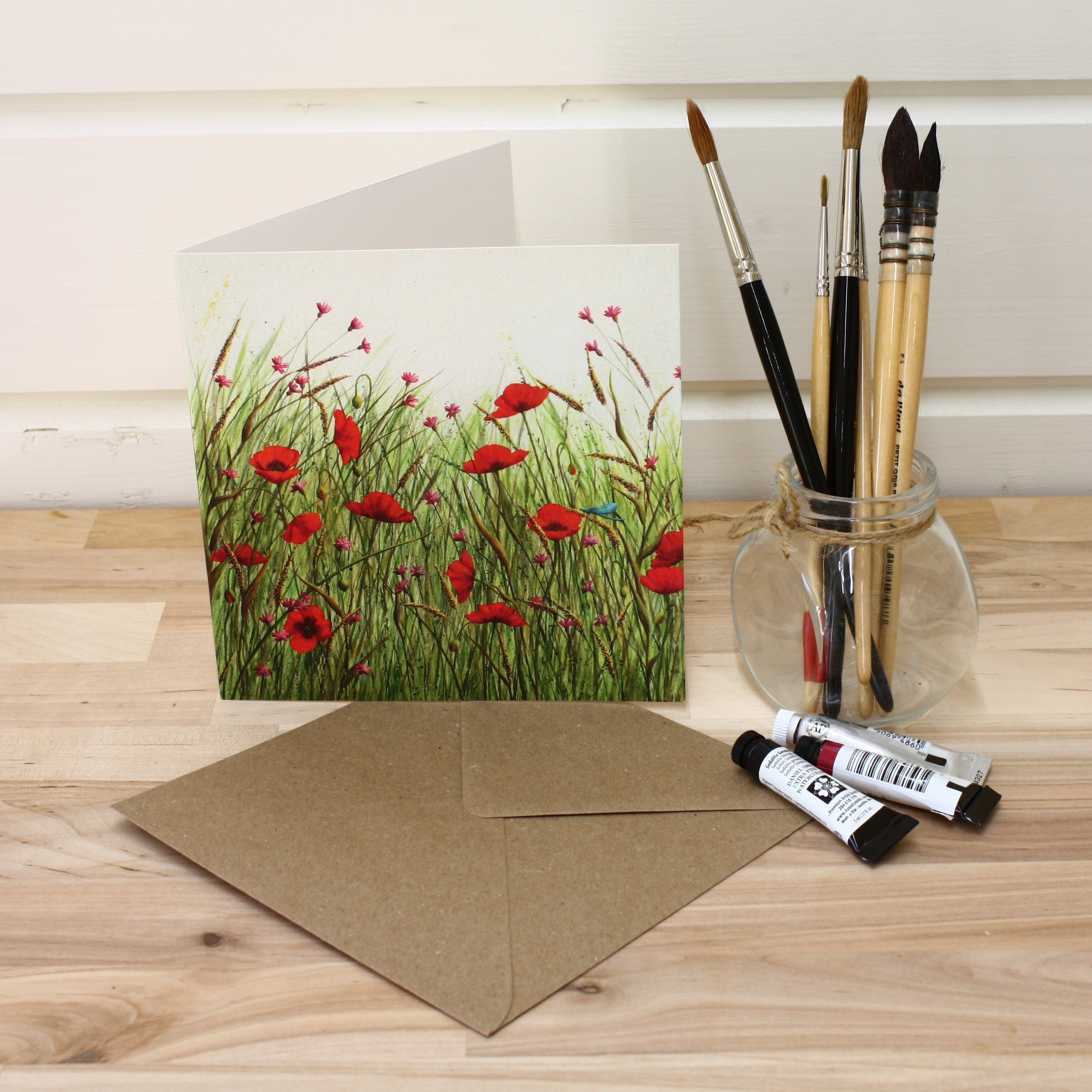 Floral Collection of Blank Greetings Cards From Original - Etsy UK